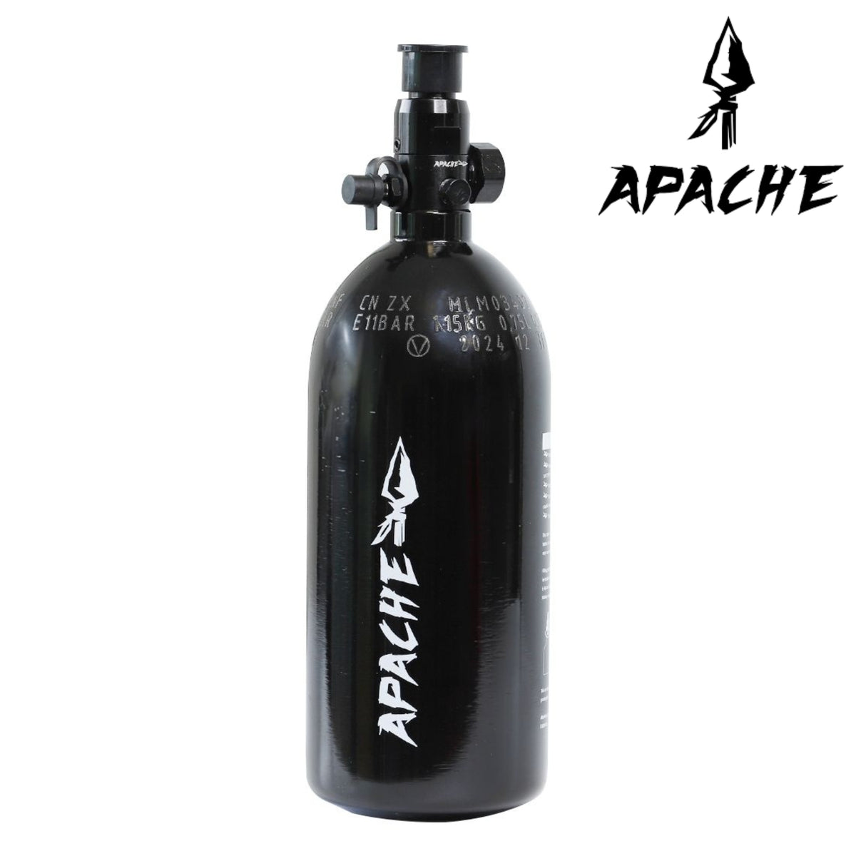 Apache Tank Inlet Apache Aluminum HPA Tank 0.8L / 3000 PSI – ZZZ AIRSOFT