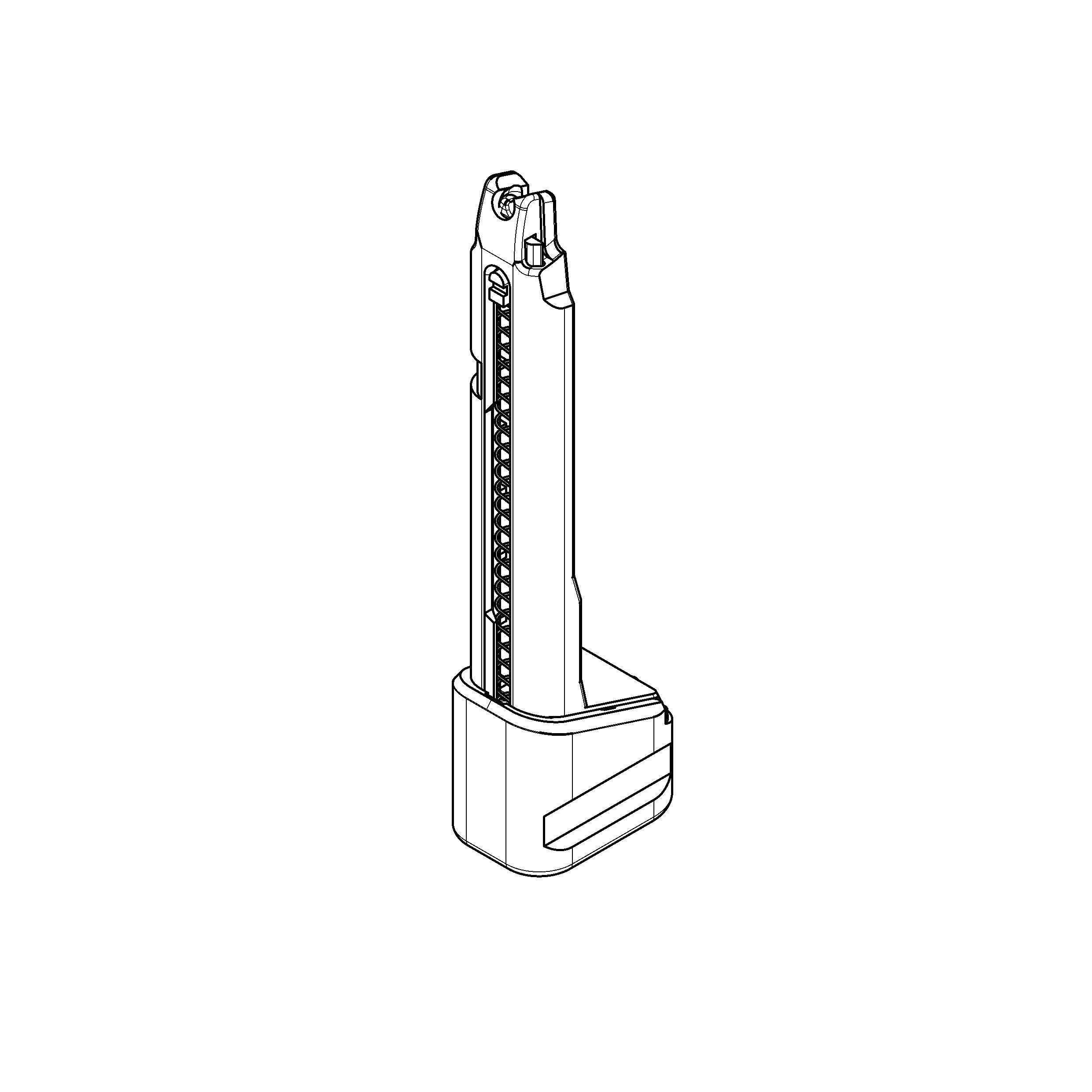 [FICHIER NUMÉRIQUE] Chargeur split G17 - 3D MJF Ultra light 30 billes - PACK COMPLET