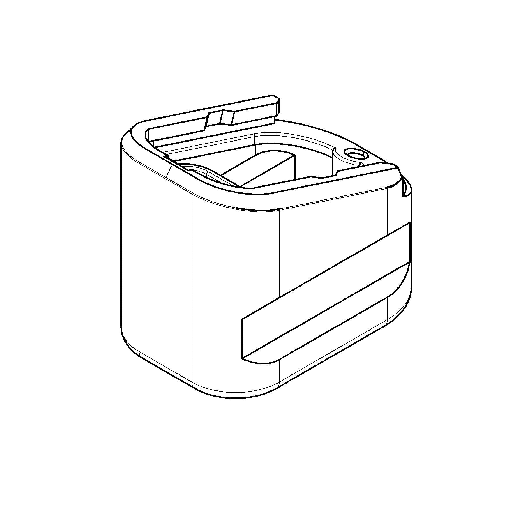 [DIGITAL DOWNLOAD] Extended Magazine Extension for Split G17 Magazine - 3D MJF Ultra Light 30 Rounds