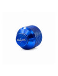 Balystik Bouchon en aluminium CNC pour bouteille HPA avec joints - Cobalt Blue